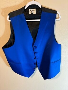 Men's Cobalt Blue Dress Vest